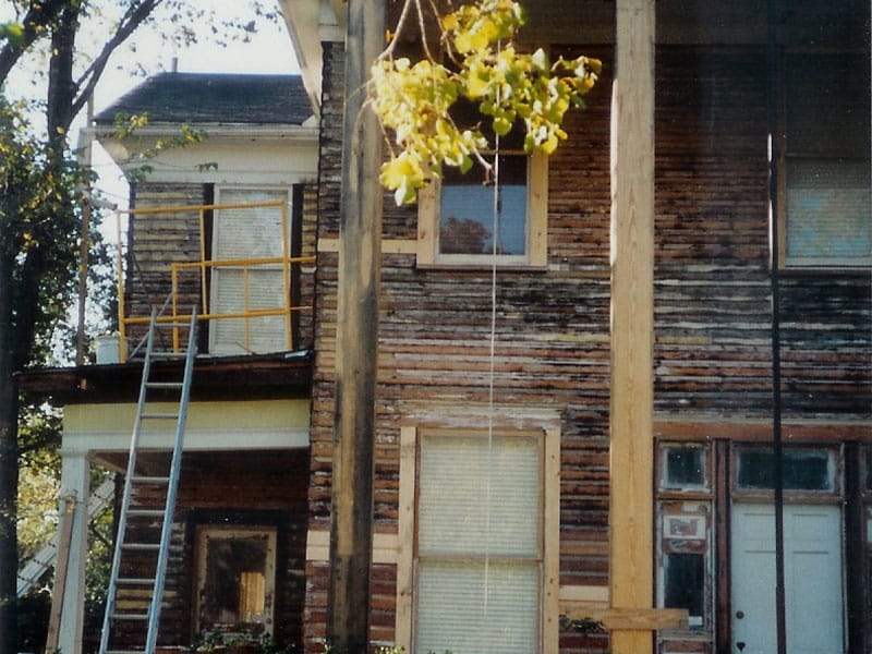 DECADES OF OLD PAINT REMOVED