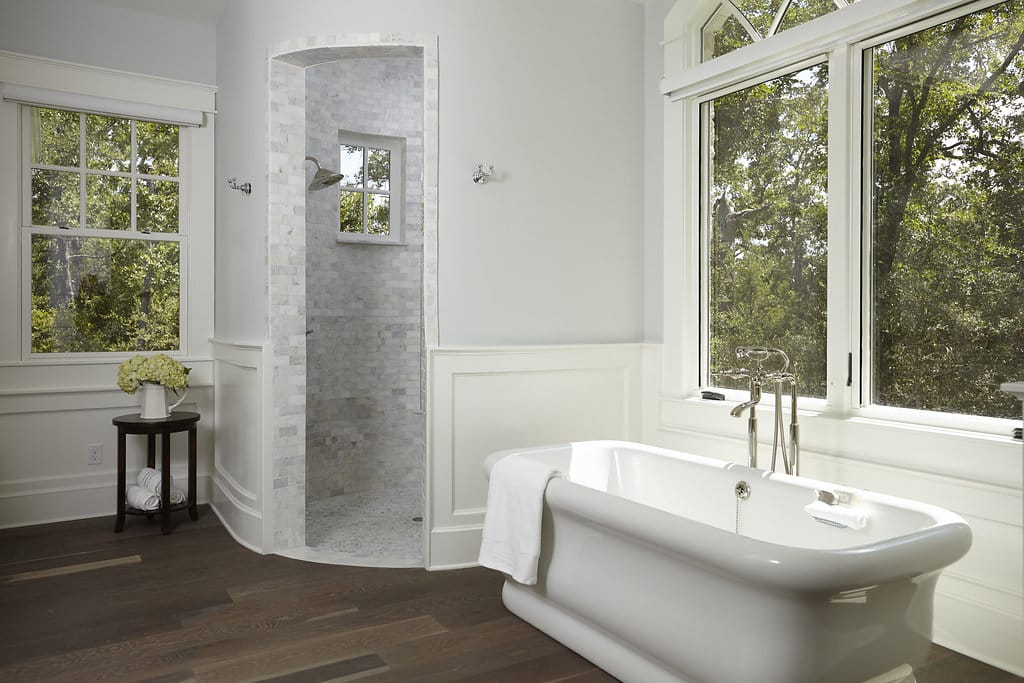 Bathroom shower and tub